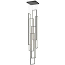 Modern gold decorbites led rectangle staircase chandelier living room