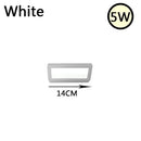 Modern white led rectangle wall light bedroom reading lamp