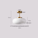 Vintage gold floral resin ceiling light fixture living room