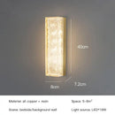 Modern gold textured resin wall lamp living room light
