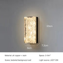 Modern gold textured resin wall lamp living room light