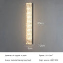 Modern gold textured resin wall lamp living room light