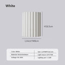 Modern fluted resin wall sconces for living room led lighting