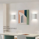 Modern fluted resin wall sconces for living room led lighting