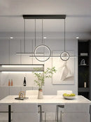 DecorBites™ LED Restaurant Chandelier: Modern Nordic Design Ceiling Pendant Lights for Living & Dining Rooms