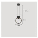 DecorBites™ LED Restaurant Chandelier: Modern Nordic Design Ceiling Pendant Lights for Living & Dining Rooms