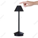 Minimalist metallic led retro touch table lamp bedroom night light