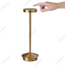 Minimalist metallic led retro touch table lamp bedroom night light