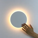 DecorBites™ LED RGB Round Wall Lights: Acrylic Touch Sensitive, Remote Controlled Bedroom Indoor Decor