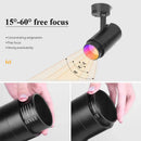 Modern black led rgb spotlight remote control bar light