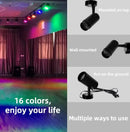 Modern black led rgb spotlight remote control bar light