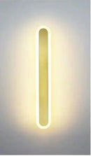 Modern rgb wall light sleek neon edge sconce for bedroom