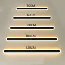 Modern rgb wall light sleek neon edge sconce for bedroom
