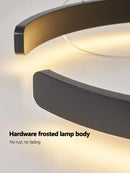 DecorBites™ LED Ring Chandelier for Home Decor - Modern Nordic Style Lighting