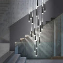 Modern gold led ring chandelier living room pendant light