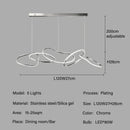DecorBites™ LED Ring Chandelier for Living Dining Room - Postmodern Luxury Minimalist Art Lighting