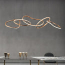 DecorBites™ LED Ring Chandelier for Living Dining Room - Postmodern Luxury Minimalist Art Lighting