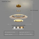 DecorBites™ LED Ring Chandelier: Luxury Living Room Lighting Fixture