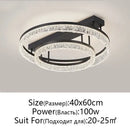 DecorBites™ LED Ring Chandelier with Remote Control - Modern Ceiling Lamp for Home Décor