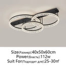 DecorBites™ LED Ring Chandelier with Remote Control - Modern Ceiling Lamp for Home Décor