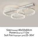 DecorBites™ LED Ring Chandelier with Remote Control - Modern Ceiling Lamp for Home Décor