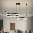 DecorBites™ LED Ring Pendant Chandelier for Living Room Bedroom and Dining Room