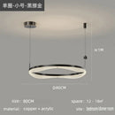 DecorBites™ LED Ring Pendant Chandelier for Living Room Bedroom and Dining Room