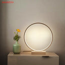 DecorBites™ LED Ring Table Lamp: Modern Nordic Bedroom Lighting Fixture