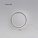DecorBites™ LED Ring Wall Lamp: Minimalist Living Room Decor & Atmosphere Light