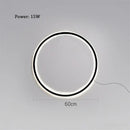 DecorBites™ LED Ring Wall Lamp: Minimalist Living Room Decor & Atmosphere Light
