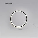 DecorBites™ LED Ring Wall Lamp: Minimalist Living Room Decor & Atmosphere Light