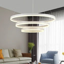 DecorBites™ LED Rings Ceiling Chandelier for Modern Home Decoration