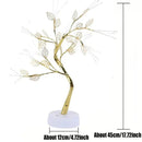 Gold Rose Leaf Fairy Lamp