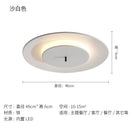 Minimalist led round ceiling light clock for bedroom