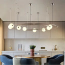 DecorBites™ LED Round Chandelier Pendant Light for Ceiling Living Room Bedroom Decor