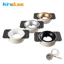DecorBites™ LED Round Recessed Ceiling Mount Downlight - MR16/GU10 Lamp Socket Holder Fixture