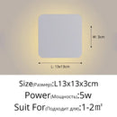 DecorBites™ LED Round Touch Wall Lamps for Bedroom & Aisle Decor