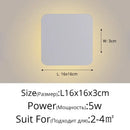 DecorBites™ LED Round Touch Wall Lamps for Bedroom & Aisle Decor