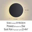 DecorBites™ LED Round Touch Wall Lamps for Bedroom & Aisle Decor