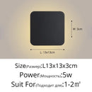 DecorBites™ LED Round Touch Wall Lamps for Bedroom & Aisle Decor