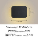 DecorBites™ LED Round Touch Wall Lamps for Bedroom & Aisle Decor