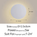 DecorBites™ LED Round Touch Wall Lamps for Bedroom & Aisle Decor
