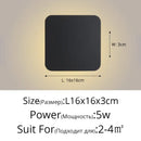 DecorBites™ LED Round Touch Wall Lamps for Bedroom & Aisle Decor