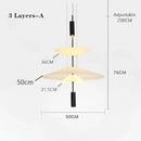 DecorBites™ LED Saucer Pendant Light for Home Decor and Living Room
