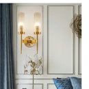 DecorBites™ LED Sconce Light: Modern Nordic Style Metal Wall Lamp for Bedroom & Home Background