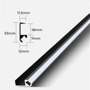 DecorBites™ LED Shelf Light - Recessed Aluminum Profile for Cabinets & Closets