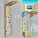 DecorBites™ LED Shower Panel Tower Rain/Waterfall Massage Spa Jets Bathroom Column
