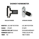 DecorBites™ LED Shower Thermometer with Temperature Display - Baby Safe Heat Gauge