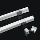 DecorBites™ LED Silicone Tube Profile Connector Clip Plug Neon Strip Lights End Cap Kit