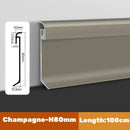 DecorBites™ LED Skirting Line Aluminum Profile for Stylish Backlighting, Stair Lighting & Wall Trim